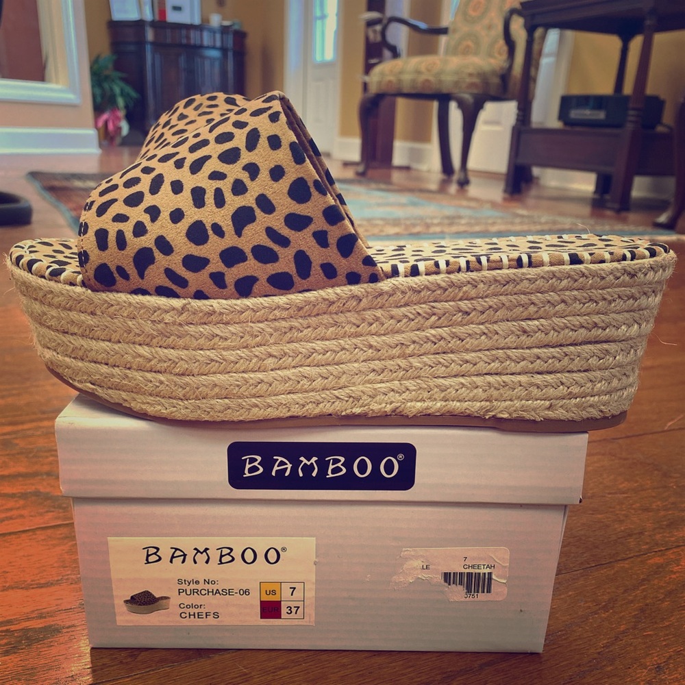 Cheetah espadrille
